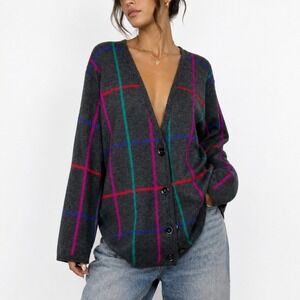 LIZ CLAIBORNE Vintage Wool Cashmere Cardigan. Size‎ PM